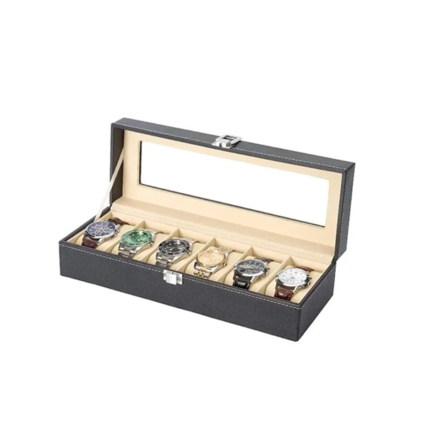 PU LEATHER CLASSIC WATCH DISPLAY BOX