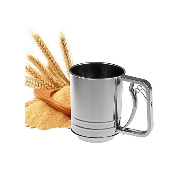 STAINLESS STEEL FLOUR SIFTER (BIG)
