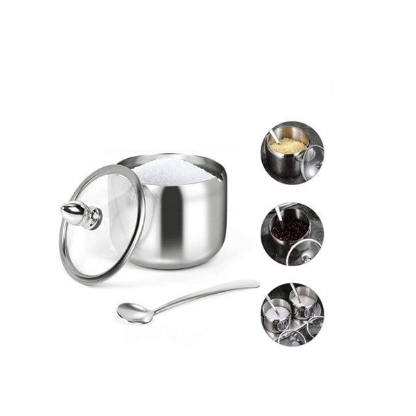 STAINLESS STEEL SEASONING JAR