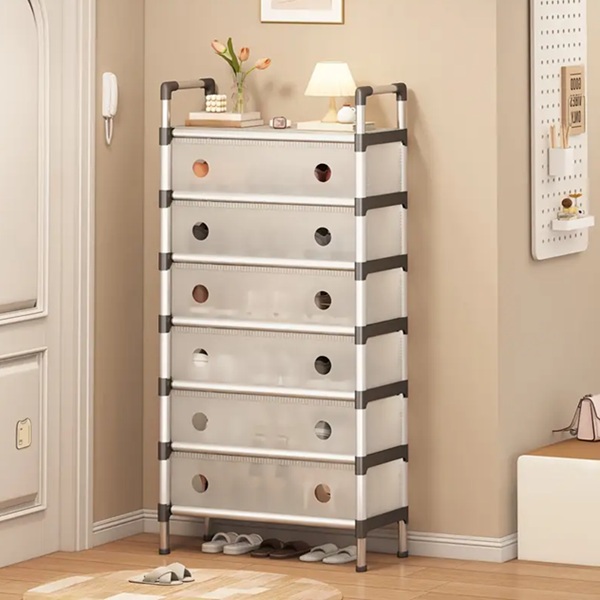 6 LAYER DUSTPROOF SHOE RACK