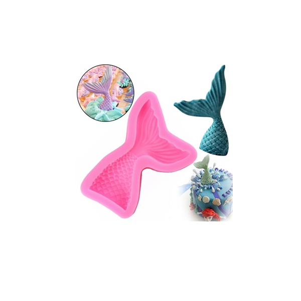 MERMAID SHAPE SILICONE MOULD