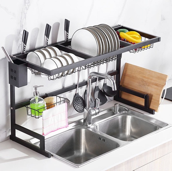 DISH DRYING RACK OVER THE SINK