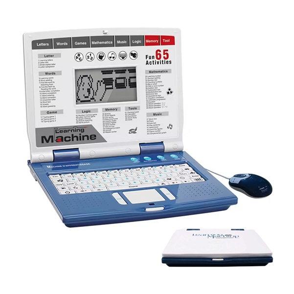 KIDS LEARNING MACHINE LAPTOP WITH MOUSE