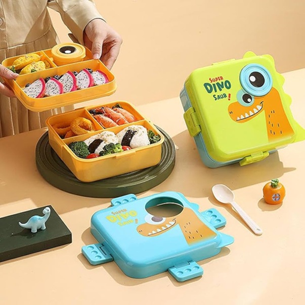 KIDS LUNCH BOX DINOSAUR (LARGE)