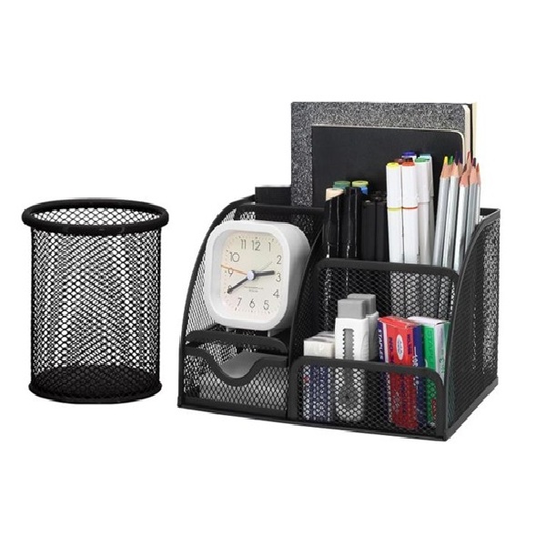 7 COMPARMENT MESH DESK ORGANIZER