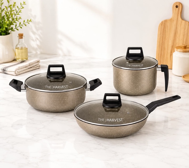 THE HARVEST 6 PCS COOKWARE SET