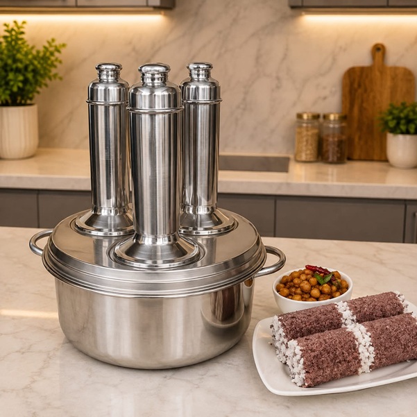 3 IN 1 PITTU MAKER ( ALUMINIUM)