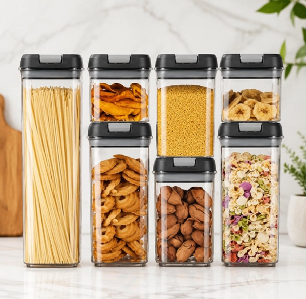 7 PCS AIR TIGHT STORAGE CONTAINER SET